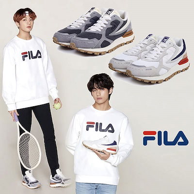 Qoo10 フィラ Bts 着用 Fila Zagato シューズ