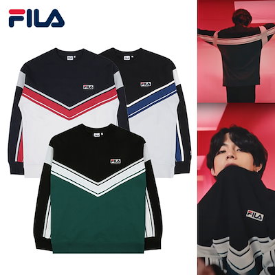 Qoo10 フィラ Bts V着用 Fila Fs2po メンズファッション