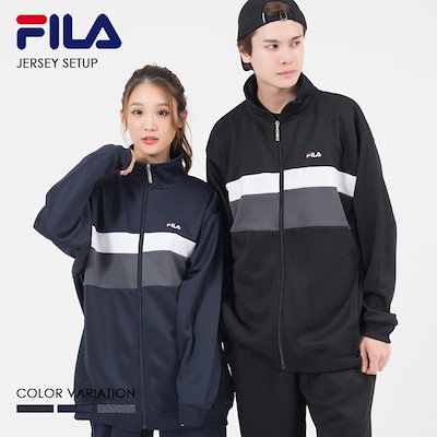 Qoo10 フィラ Fila フィラ ジャージ 上下 メンズ レディース服