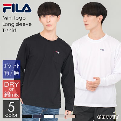 Qoo10 フィラ Fila フィラ ドライ 綿 Tシャツ メンズファッション