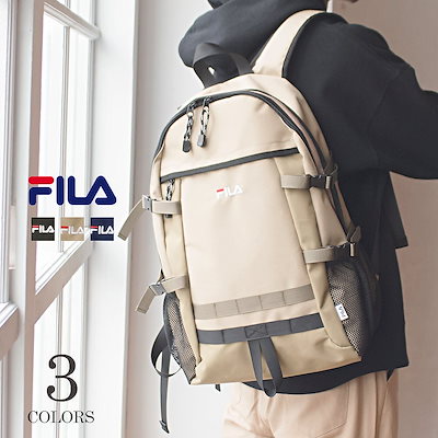 Qoo10 フィラ Fila フィラ リュック バックパック メンズバッグ シューズ 小物