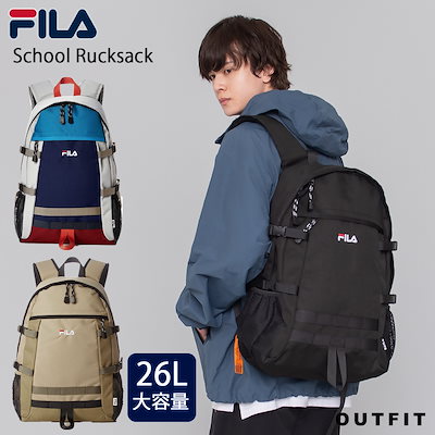 Qoo10 フィラ Fila フィラ リュック バックパック メンズバッグ シューズ 小物