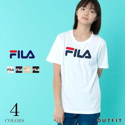 Qoo10 フィラ Fila フィラ レディース デカロゴプ レディース服