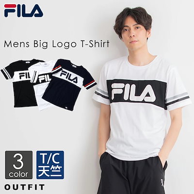 Qoo10 フィラ Fila フィラ Tシャツ メンズ 半袖 メンズファッション