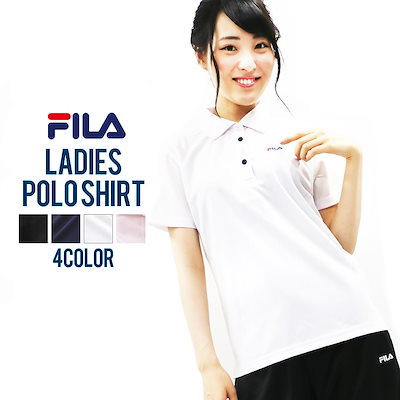 Qoo10 フィラ Fila ポロシャツ レディース 半袖 メンズファッション