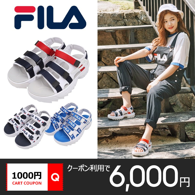 Qoo10 Fila Disruptor Sandal フィラ ディスラプター サンダル ストラップ 韓国正規品 ユニセックス レディース メンズ 送料無料