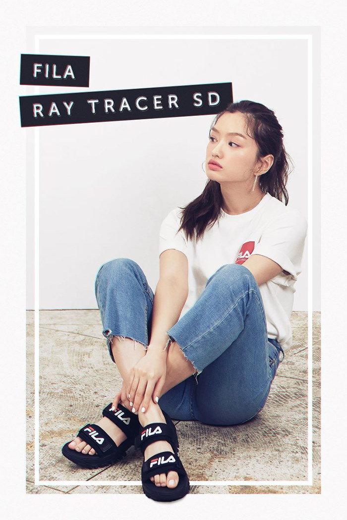 Qoo10 Fila Ray Tracer Sandal 韓国正規品 フィラ 厚底 サンダル ユニセックス レディース メンズ 送料無料
