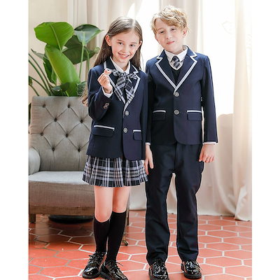 最新 フォーマルスーツ男の子女の子子供服セーラー服スーツスカートスーツ卒業式入学式 女の子ファッション Powerplusair Com Au