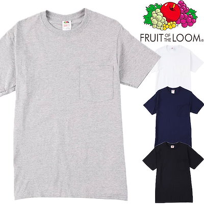 Qoo10 フルーツオブザルーム フルーツオブザルーム Tシャツ ポケット メンズファッション