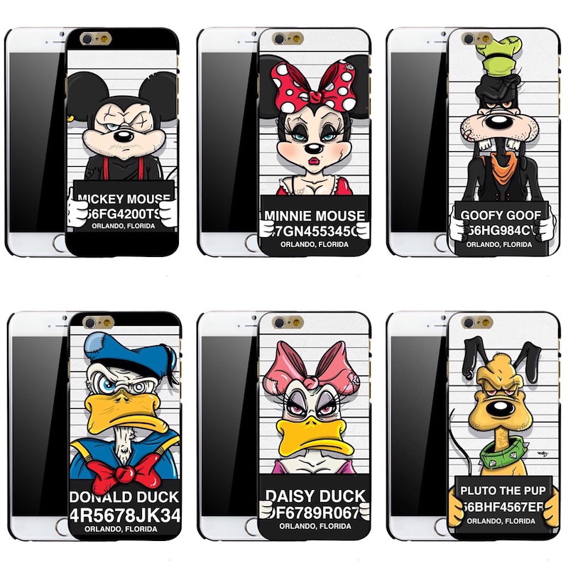 Qoo10 プリズン パロディ Iphone ケース ミッキー ミニー ドナルド デイジー グーフィー プルート 送料無料 Iphone6 Iphone6s Iphone6plus Iphone6plu