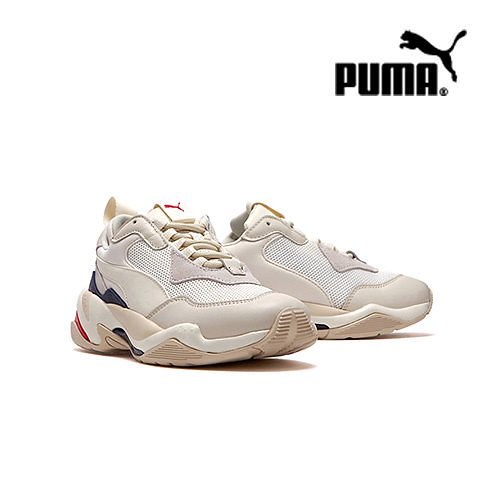 Qoo10 Puma プーマ Thunder Spectra サンダースペクトル ベージュ スニーカー 韓国ファッション 靴 シューズ