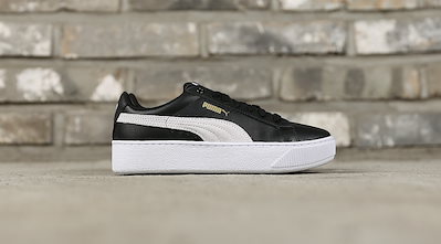 puma black vikky platform