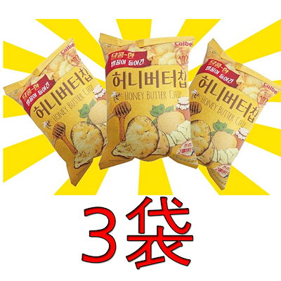 Qoo10 ヘテ ヘテハニーバターチップ X 3袋 60g 食品