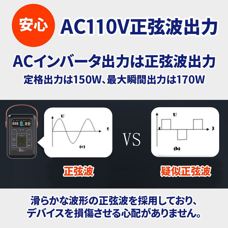 Qoo10 ポータブル電源 0wh