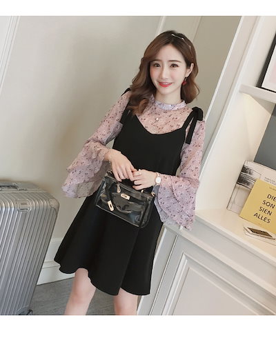 Qoo10 マタニティ ワンピース 春 マタニティウ ベビー マタニティ