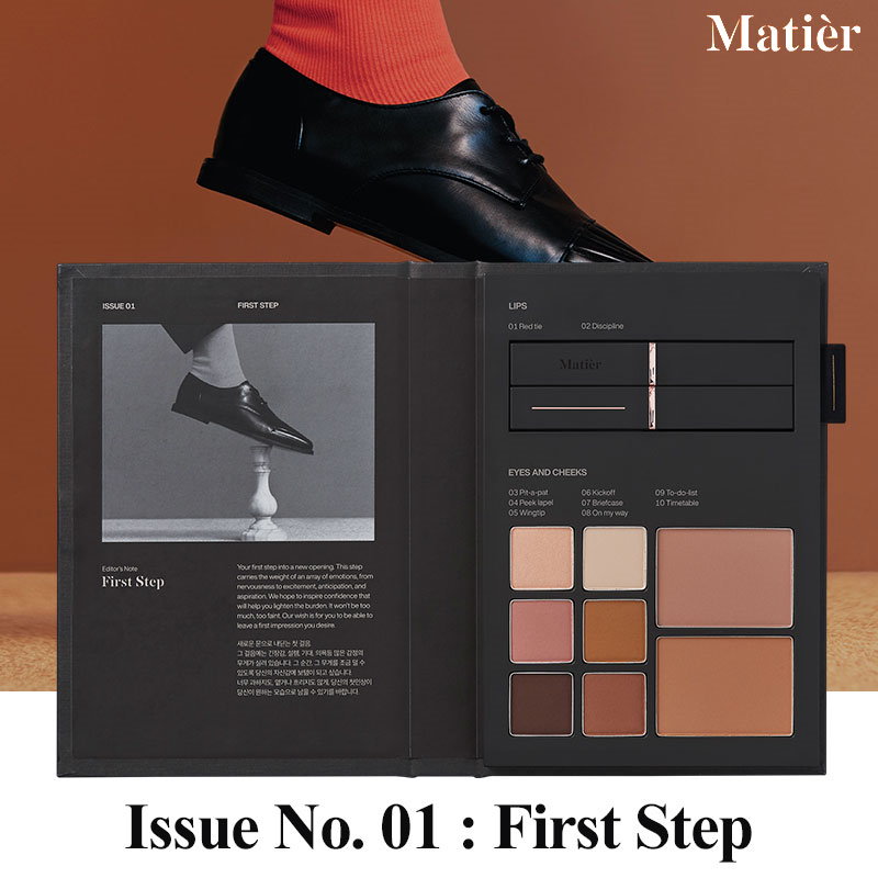 Qoo10 マティエ Matier公式ショップ メイクアップブックイシューシリーズ 3種 Makeup Book Issue Series リップ2個シャドウ６色チーク2色セット 韓国コスメはbt