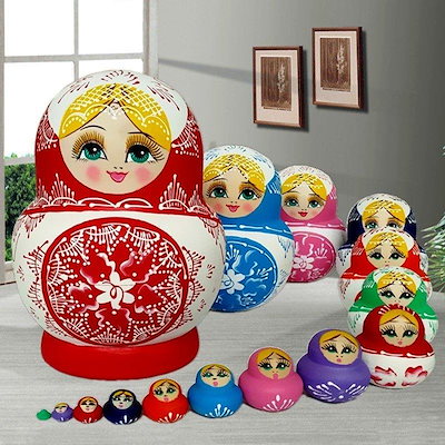 Qoo10 マトリョーシカ ロシア 人形 手作り お ホビー コスプレ