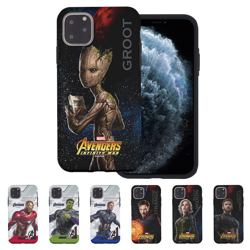 Qoo10 アベンジャーズ インフィニティウォー エンドゲーム Iphone ダブル バンパー ケース