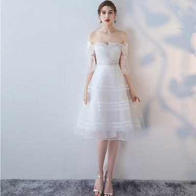 37 割引 お1人様1点限り ミニドレス白安いウエディングミニドレス結婚式ワンピース発表会演奏会披露宴調節パー ワンピース ドレス レディース服 Urbanfarminginstitute Org