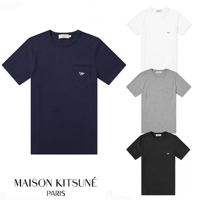 Qoo10 メゾン キツネ Maison Kitsune Tシャツ メンズファッション