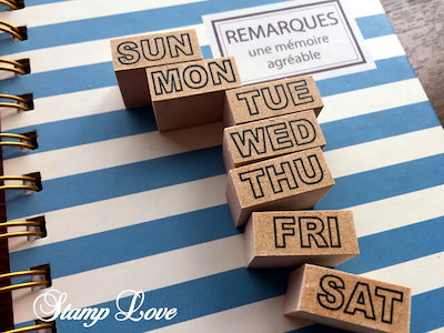 Qoo10 メール便ok手帳スタンプ日付時計曜日スタ 文具