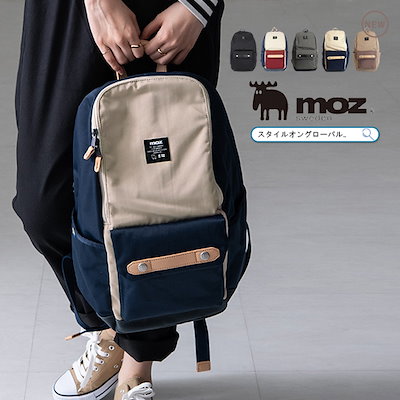 Qoo10 モズ Moz大容量 多収納なリュックサック バッグ 雑貨