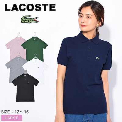 Qoo10 ラコステ Lacoste ラコステ 半袖ポロシャツ レディース服