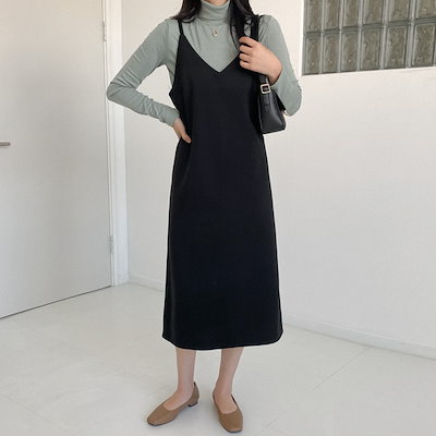 Qoo10 リアルココ ウールビスチェワンピースいよいよqoo1 レディース服