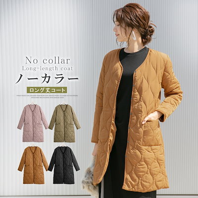 Qoo10 リオティ ダウンコート風薄手中綿コート レディース服