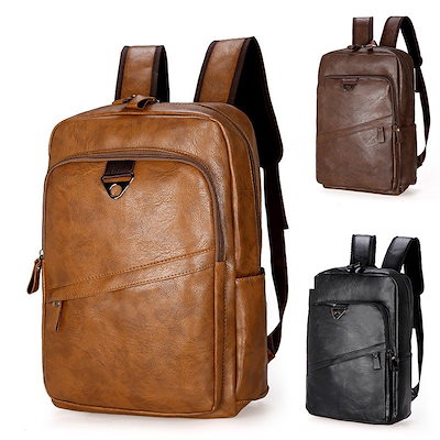 正式的 Pc用アクセサリー リュックメンズレディースリュックサックレザーリュックレザーリュックバッグpu革マザ Www Desalvocontracting Com