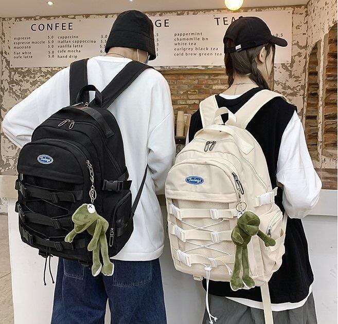 Qoo10 リュック 韓国 通学 大容量 学生バッグ 保温 保冷 防水 アンチ汚いです 多機能旅行