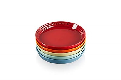 着後レビューで 送料無料 ル クルーゼルクルーゼ Lecreuset 皿セットネオラウンドプレート22cmレインボー5個入り 食器 グラス カトラリー Cowellmedi Net