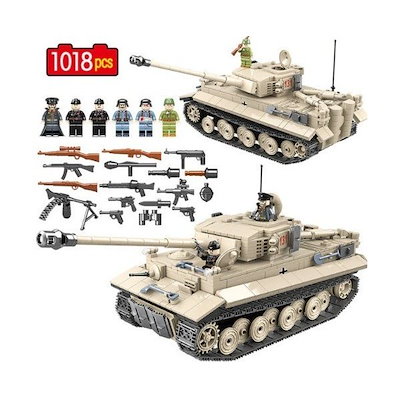 Qoo10 レゴ風 戦車 ドイツ キングタイガー 1 おもちゃ 知育