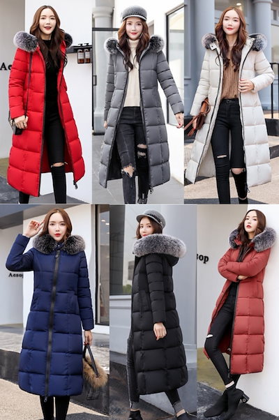 Qoo10 ロング ダウンジャケット ダウンコート レディース服 Qoo10 ロング ダウンジャケット ダウンコート レディース服
