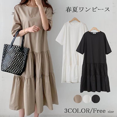 Qoo10 ロング ワンピース レディース スウェッ レディース服