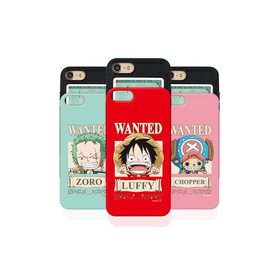 Qoo10 ワンピース ウォンテッド カード ケース スマホケース 保護フィルム