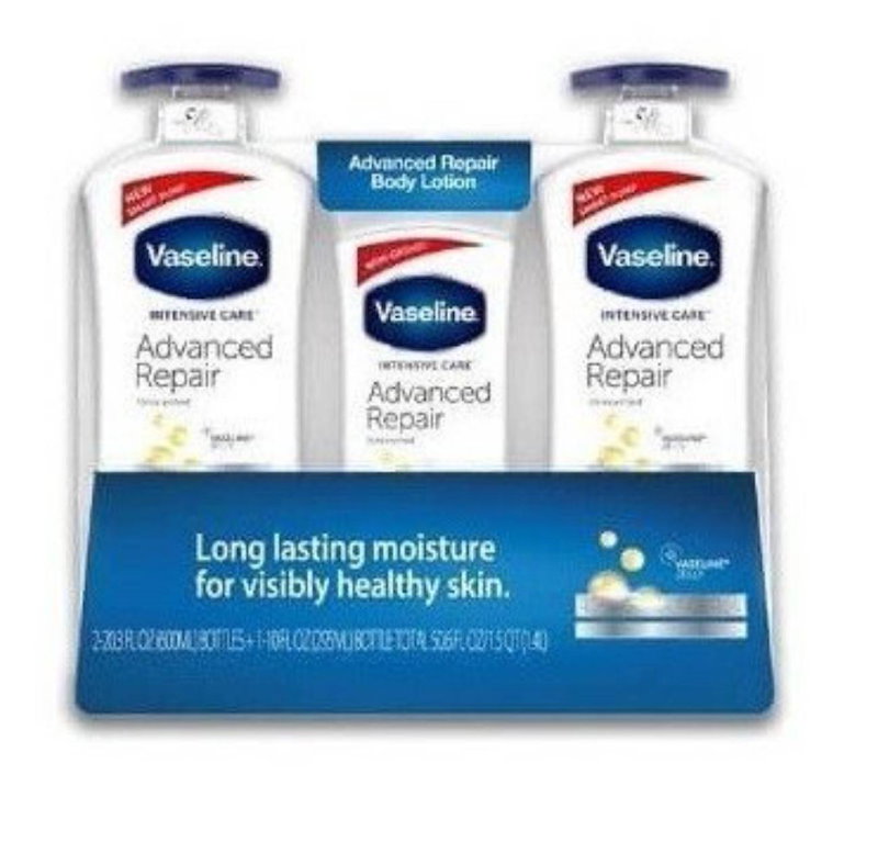 Qoo10 コストコ Vaseline ヴァセリン バセリン ワセリン モイスチャーローション3本セット