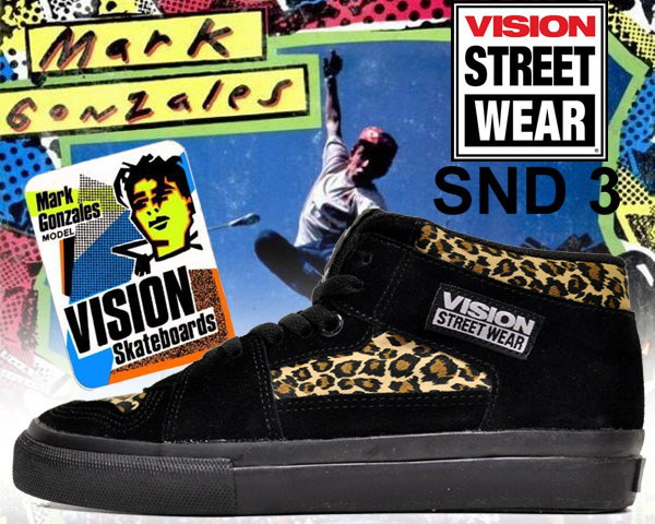 Qoo10 ヴィジョン スニーカー レディースサイズvision Street Wear Snd 3 Leopard スケートボード Sk8 スケシュー Bmxマークゴンザレス Vision