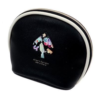 Qoo10 不思議の国のアリス コスメポーチ ラウン バッグ 雑貨