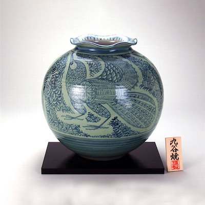 高評価のクリスマスプレゼント 九谷焼10号花瓶唐草鳥 花器おしゃれ置物華瓶花生け花入れ高級日本製和風雑貨インテリアプレゼントギフトリビング寝室玄関書斎窓辺 生活雑貨 Headshotsbar Com