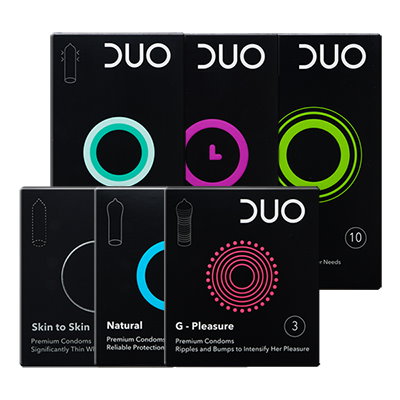 Qoo10 人体工学的デザインコンドームduo Co 日用品雑貨