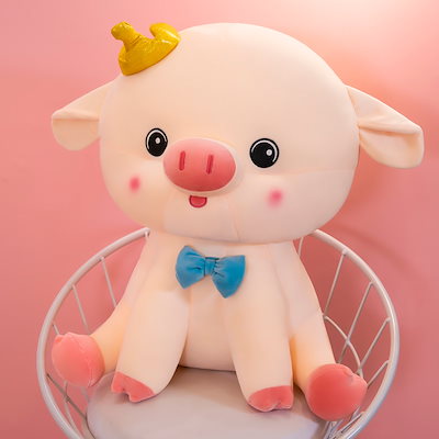 Qoo10 人気のかわいいブタぬいぐるみソフトクラウ おもちゃ 知育