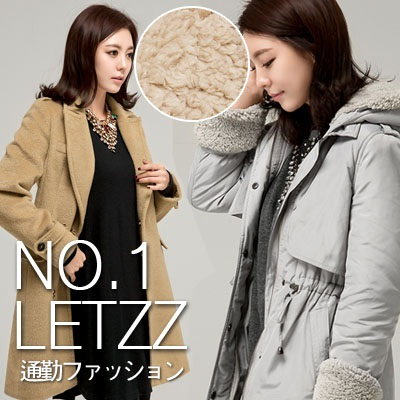 Qoo10 Outer 人気通勤ファッション Letzzアウター レディース服