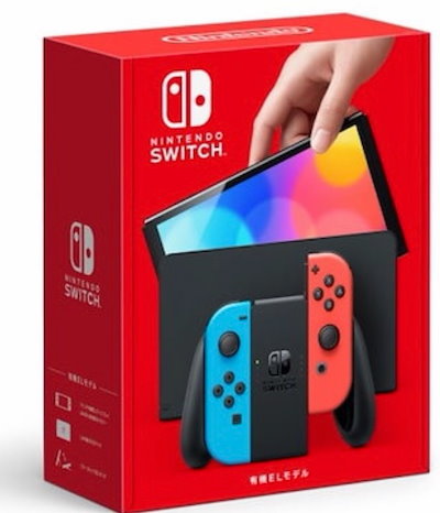 海外輸入 任天堂スイッチnintendoswitch 有機elモデル Joy Con L ネオンブルー Nintendoswitch