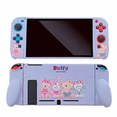 Qoo10 任天堂 ダッフィー アニメ 可愛い スイッチ保護 テレビゲーム