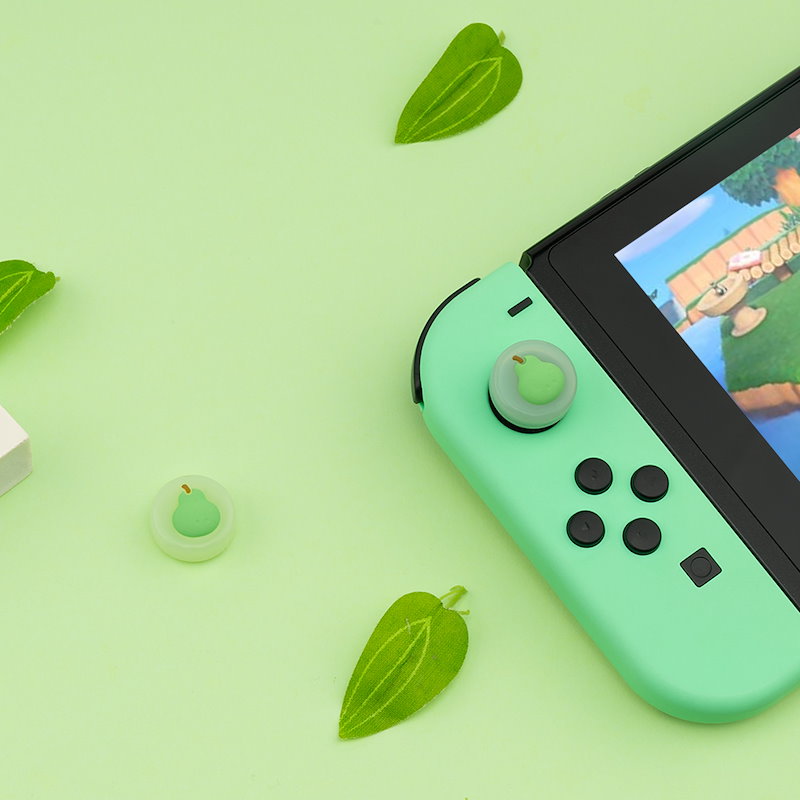 Qoo10 Switch Switch Lite 対応 ニンテンドー スイッチ ライト ジョイコン スティック カバー さくらんぼカブ4個入