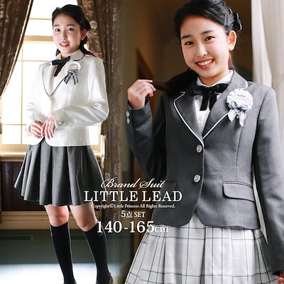 Qoo10 卒業式 スーツ 女の子 小学生 150 キッズ