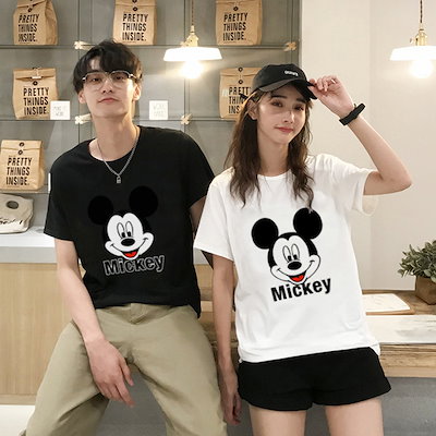 Qoo10 ペアルック Tシャツ レディース レディース服