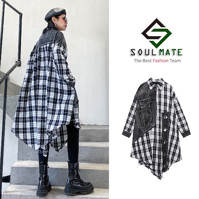 Qoo10 6981 変形ワンピース 切替ワンピース メリハリ レディース服