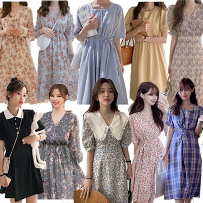 Qoo10 韓国ファッション ワンピース レディース服